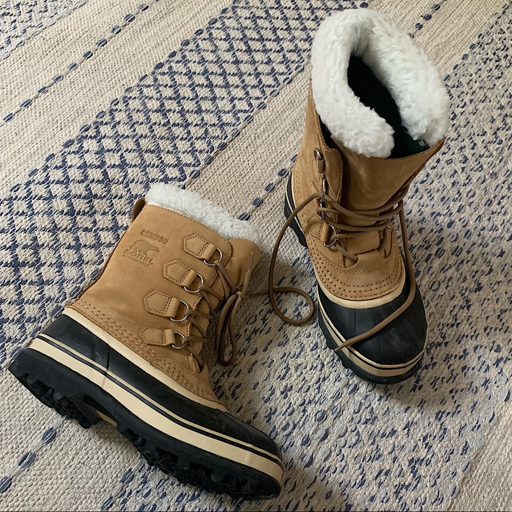 Sorel Brown Caribou Winter Insulated Boots